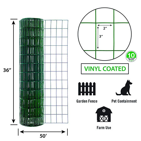 5. Origin Point Garden 36 x 50 Feet Fence