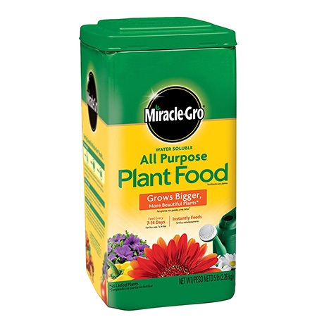 8. Miracle-Gro 1001233 All Purpose Plant Food