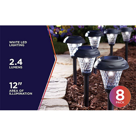 1. Moonrays 91381 Solar LED Plastic Ligh