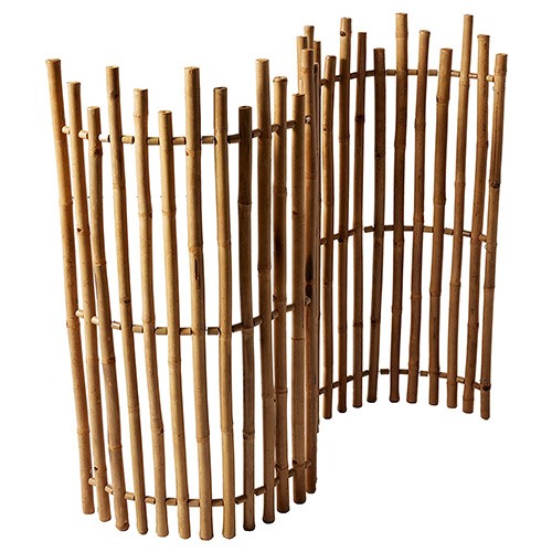 4. Master Garden Product Bamboo Pickets Rolled Fence,