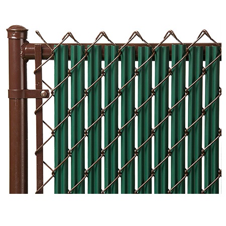 5. Ridged Slats Single Wall Locking Privacy (4ft, Green)