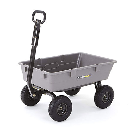 2. Gorilla Carts Poly Garden Dump Cart Review