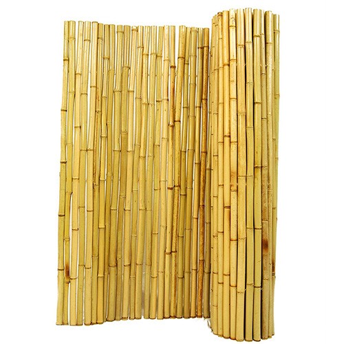 6. Natural Rolled Bamboo Fencing 