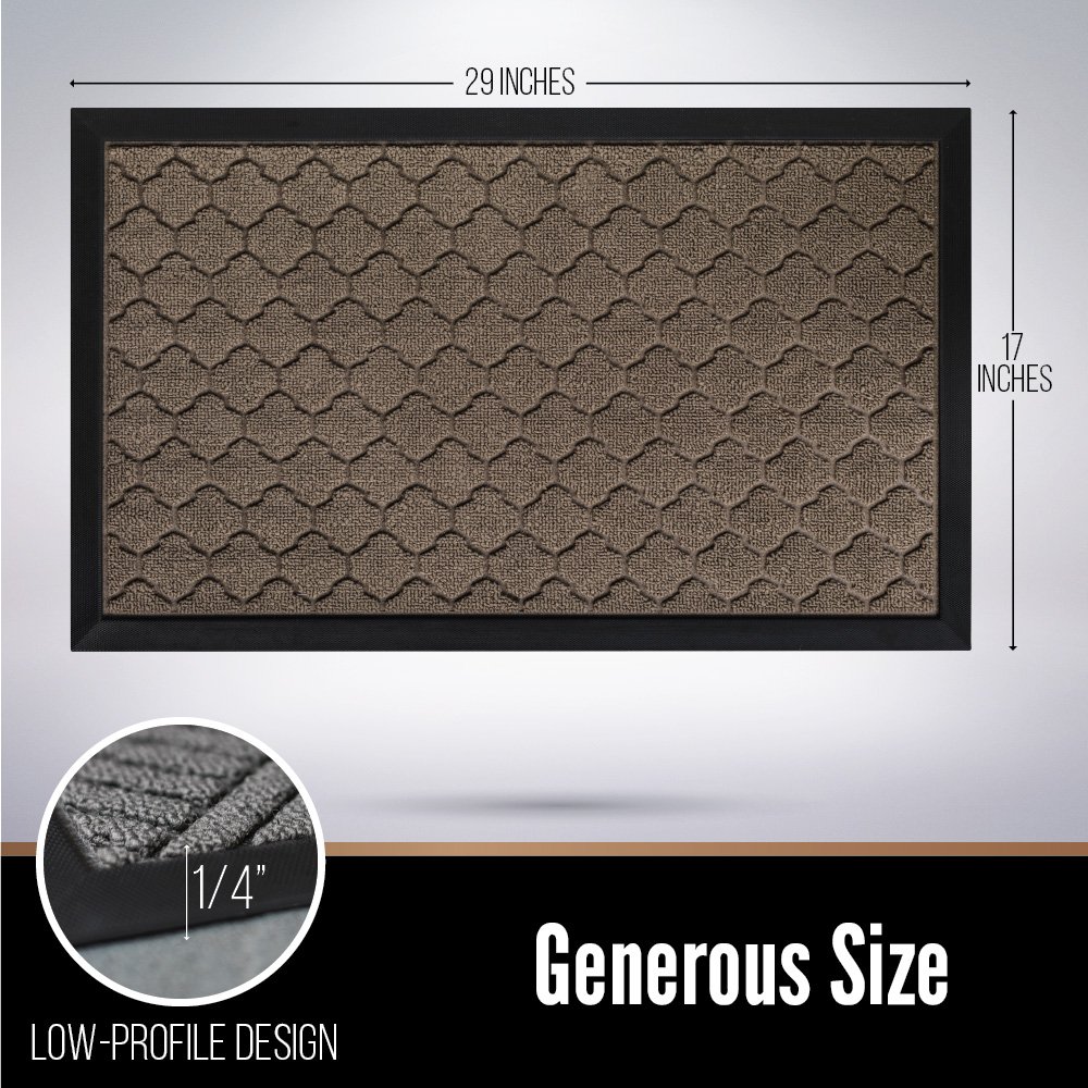 9. Gorilla Grip Original Rubber Door Mat