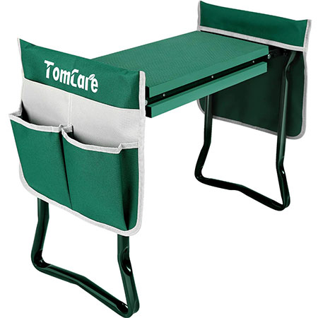 8. TomCare Upgraded Garden Kneeler Seat