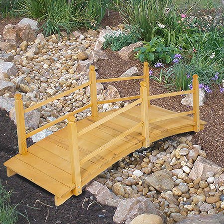 1. Best Choice Products Wooden Bridge