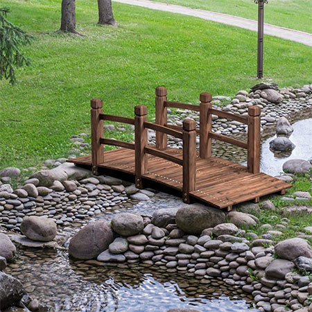 9. Giantex 5 Feet Garden Bridge