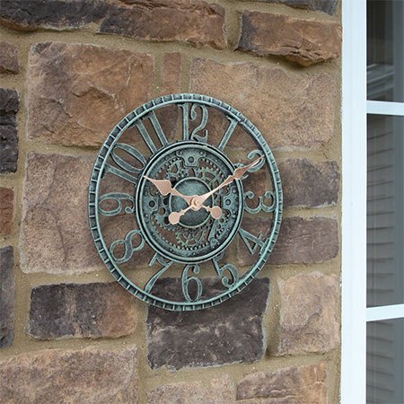 3. Lily's Home Hanging Wall Clock, 12-Inch Diameter