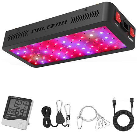 9. Phlizon Newest 600W LED Grow Light