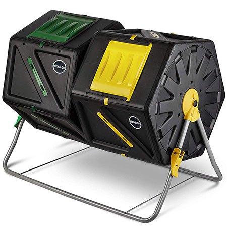 4. Miracle-Gro Dual Chamber Compost Bin