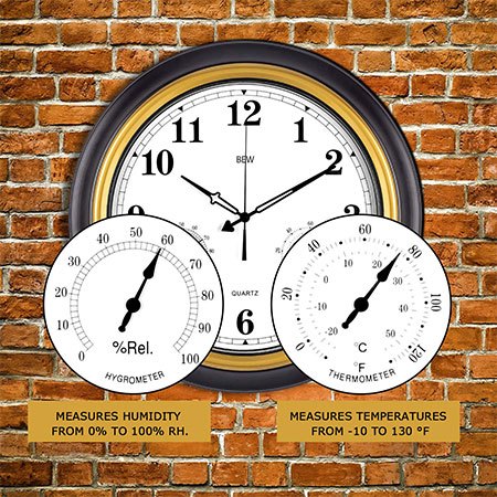 2. BEW Large Outdoor Clocks