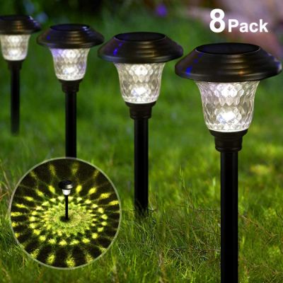 8. BEAU JARDIN Solar Pathway Outdoor Lights